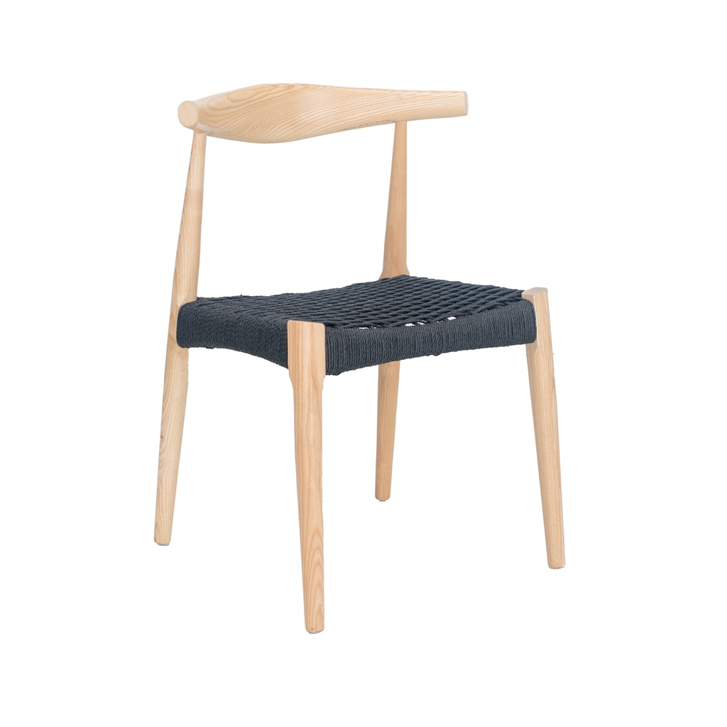 [100160000401] Silla Calf (copia) (Haya Natural, Tejido Natural Negro)